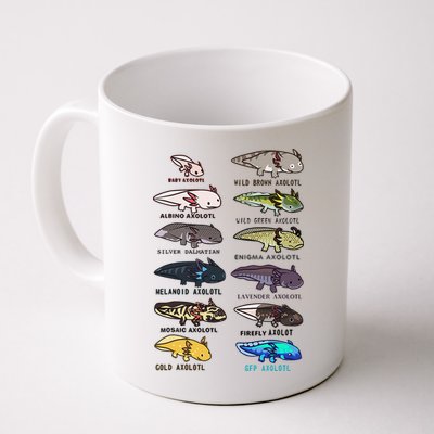 Funny Type Of Axolotls Funny Axolotl Lovers  Mug