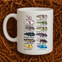 Funny Type Of Axolotls Funny Axolotl Lovers  Mug