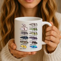 Funny Type Of Axolotls Funny Axolotl Lovers  Mug