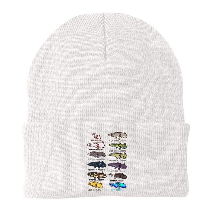 Funny Type Of Axolotls Funny Axolotl Lovers  Beanie