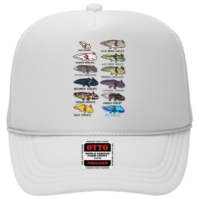 Funny Type Of Axolotls Funny Axolotl Lovers  Trucker Hat