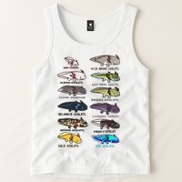 Funny Type Of Axolotls Funny Axolotl Lovers  Tank Top