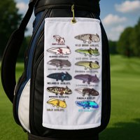 Funny Type Of Axolotls Funny Axolotl Lovers  Golf Towel