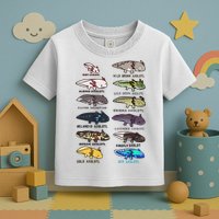 Funny Type Of Axolotls Funny Axolotl Lovers  Toddler T-Shirt