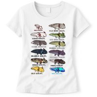 Funny Type Of Axolotls Funny Axolotl Lovers  Womens T-Shirt