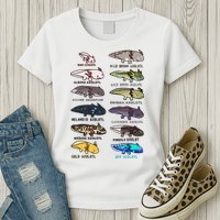 Funny Type Of Axolotls Funny Axolotl Lovers  Womens T-Shirt