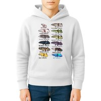 Funny Type Of Axolotls Funny Axolotl Lovers  Kids Hoodie
