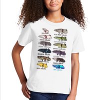 Funny Type Of Axolotls Funny Axolotl Lovers  Kids T-Shirt
