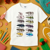 Funny Type Of Axolotls Funny Axolotl Lovers  Kids T-Shirt