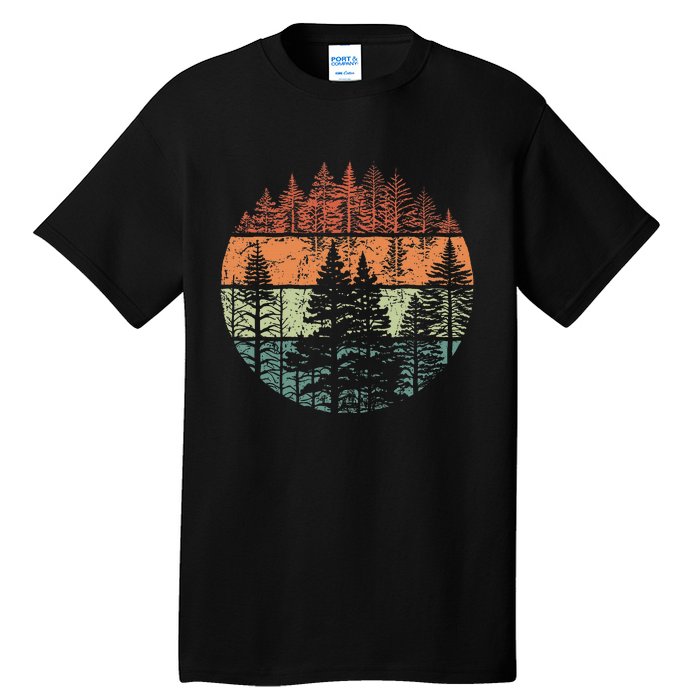 Forest Trees Outdoors Nature Tall T-Shirt