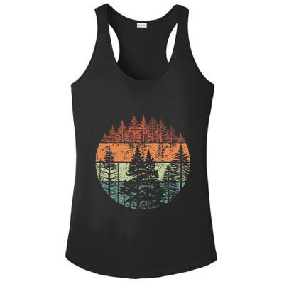Forest Trees Outdoors Nature Ladies PosiCharge Competitor Racerback Tank