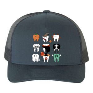 Funny Trick Or Teeth Funny Dental Halloween Treat Dentist Gift Yupoong Adult 5-Panel Trucker Hat