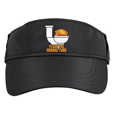 Flush The Orange Turd Adult Drive Performance Visor