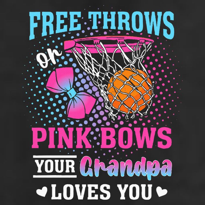 Free Throws Or Pink Bows Your Grandpa Loves You Gender 11oz C Handle Ceramic Mug