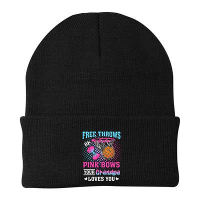 Free Throws Or Pink Bows Your Grandpa Loves You Gender Beanie