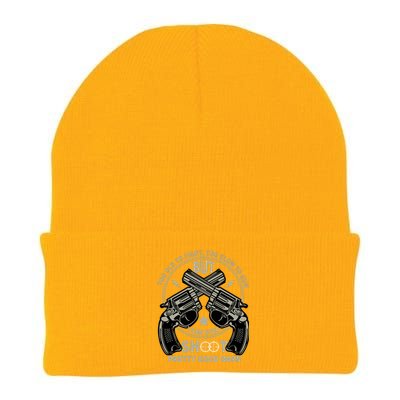 Funny Too Old To Fight Too Slow To Run But I Can Still Shoot Knit Cap Winter Beanie