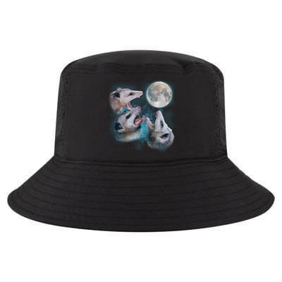 Funny Three Opossom Moon Cool Comfort Performance Bucket Hat