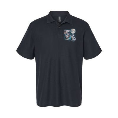 Funny Three Opossom Moon Polo