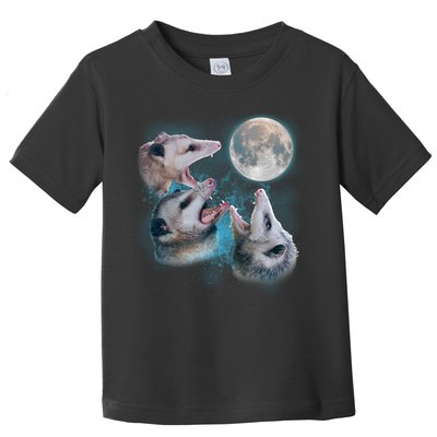 Funny Three Opossom Moon Toddler T-Shirt