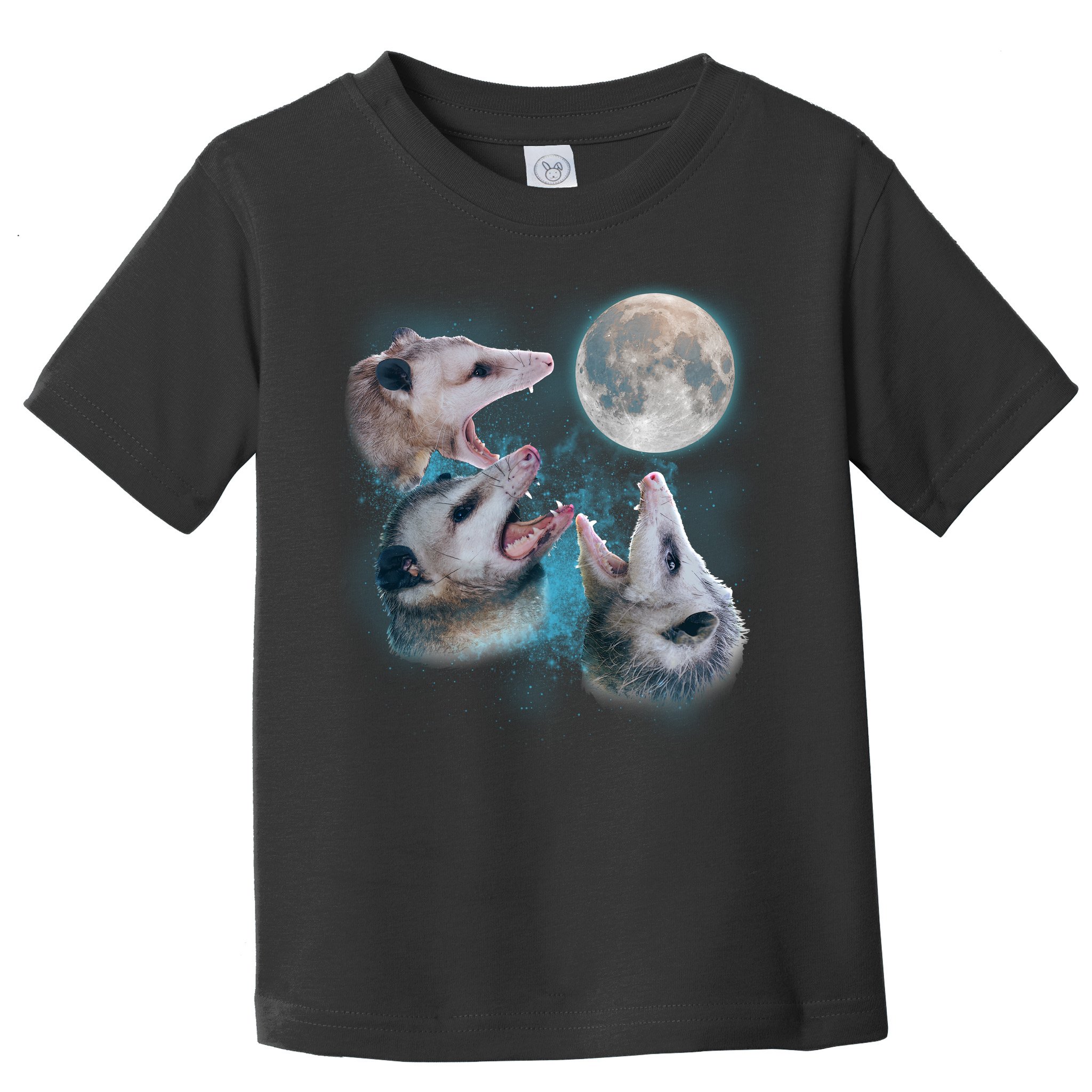 Funny Three Opossom Moon Toddler T-Shirt