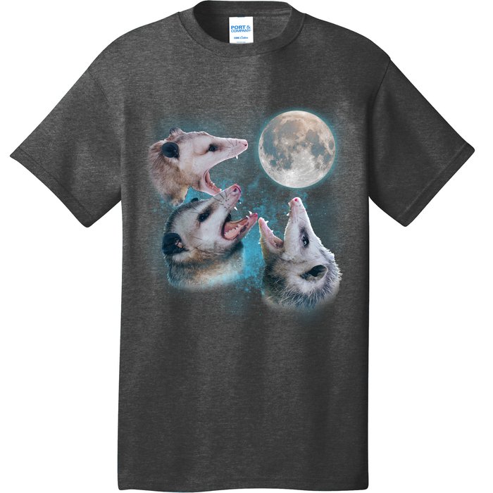 Funny Three Opossom Moon T-Shirt