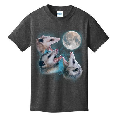 Funny Three Opossom Moon Kids T-Shirt