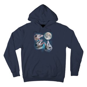 Funny Three Opossom Moon Hoodie