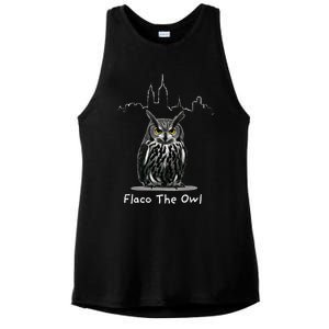 Flaco The Owl Ladies PosiCharge Tri-Blend Wicking Tank