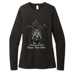 Flaco The Owl Womens CVC Long Sleeve Shirt