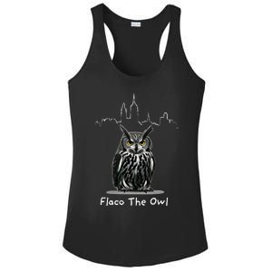 Flaco The Owl Ladies PosiCharge Competitor Racerback Tank