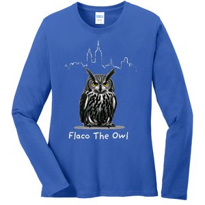 Flaco The Owl Ladies Long Sleeve Shirt