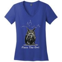 Flaco The Owl Women's V-Neck T-Shirt