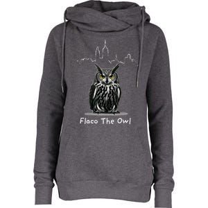 Flaco The Owl Womens Funnel Neck Pullover Hood