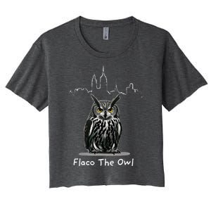 Flaco The Owl Women's Crop Top Tee