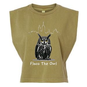 Flaco The Owl Garment-Dyed Women's Muscle Tee