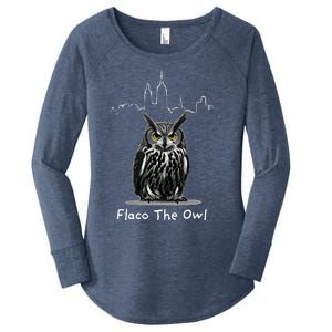 Flaco The Owl Women's Perfect Tri Tunic Long Sleeve Shirt