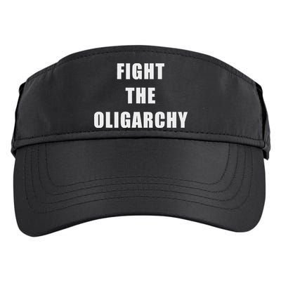 Fight The Oligarchy Anti Corruption Resistance Adult Drive Performance Visor