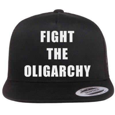 Fight The Oligarchy Anti Corruption Resistance Flatbill Hat