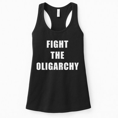 Fight The Oligarchy Anti Corruption Resistance Womens Tank Top