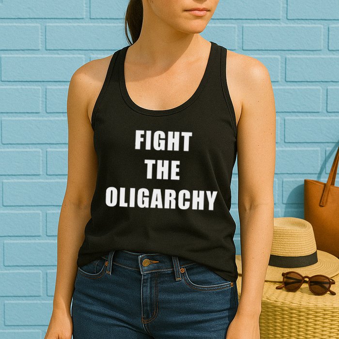Fight The Oligarchy Anti Corruption Resistance Womens Tank Top