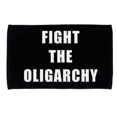 Fight The Oligarchy Anti Corruption Resistance Microfiber Hand Towel