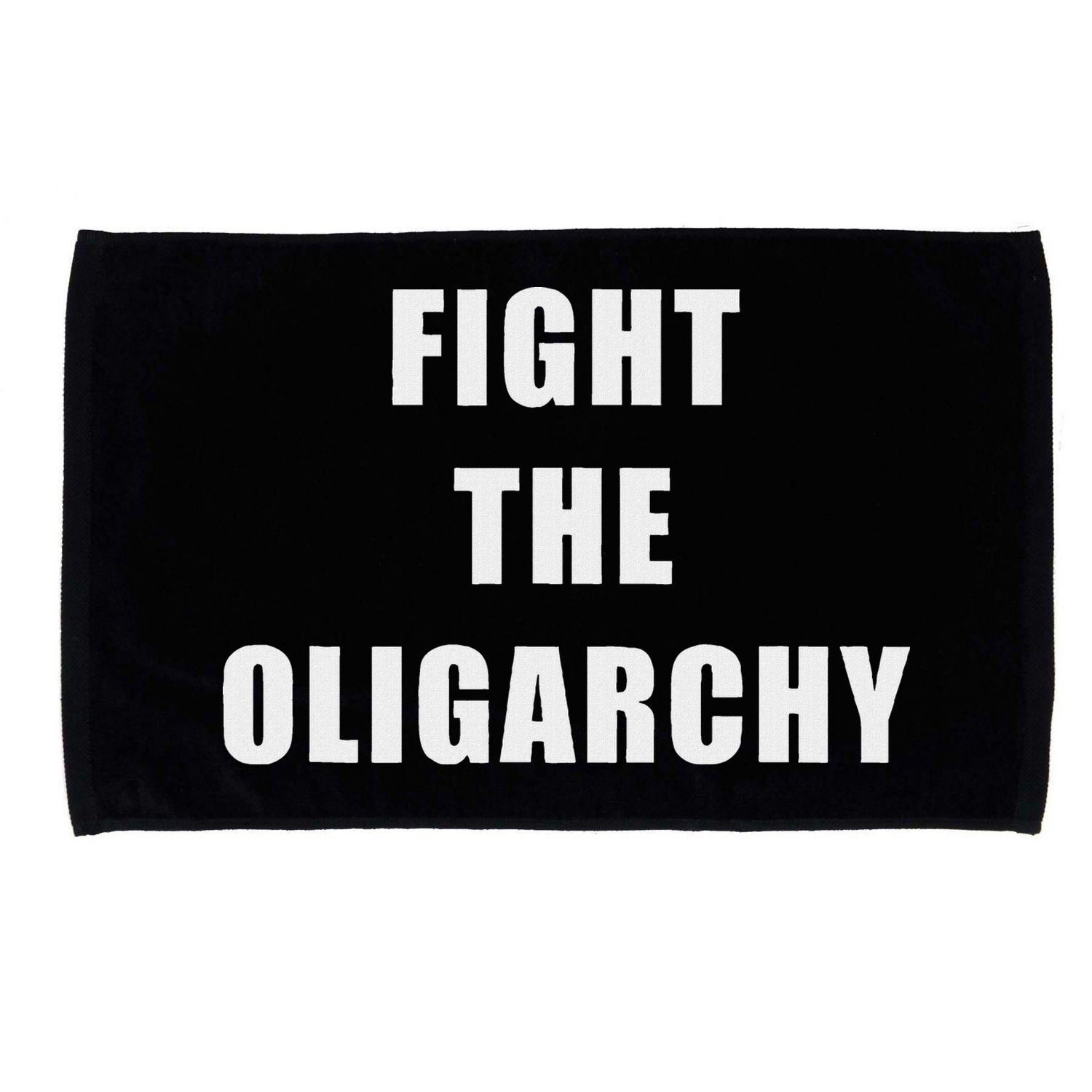 Fight The Oligarchy Anti Corruption Resistance Microfiber Hand Towel