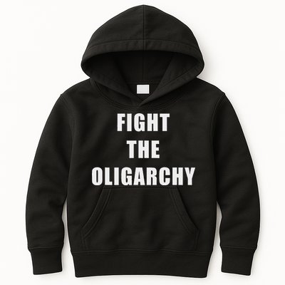 Fight The Oligarchy Anti Corruption Resistance Kids Hoodie
