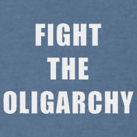 Fight The Oligarchy Anti Corruption Resistance Garment-Dyed Sweatshirt