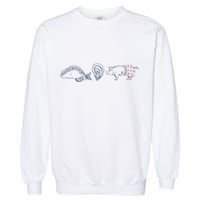Fish Taco Oyster Ditch Ham Wallet Garment-Dyed Sweatshirt