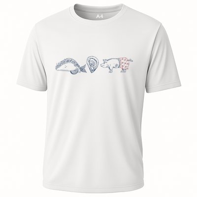 Fish Taco Oyster Ditch Ham Wallet Performance Shirt