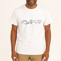 Fish Taco Oyster Ditch Ham Wallet Tall T-Shirt