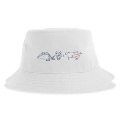Fish Taco Oyster Ditch Ham Wallet Sustainable Bucket Hat