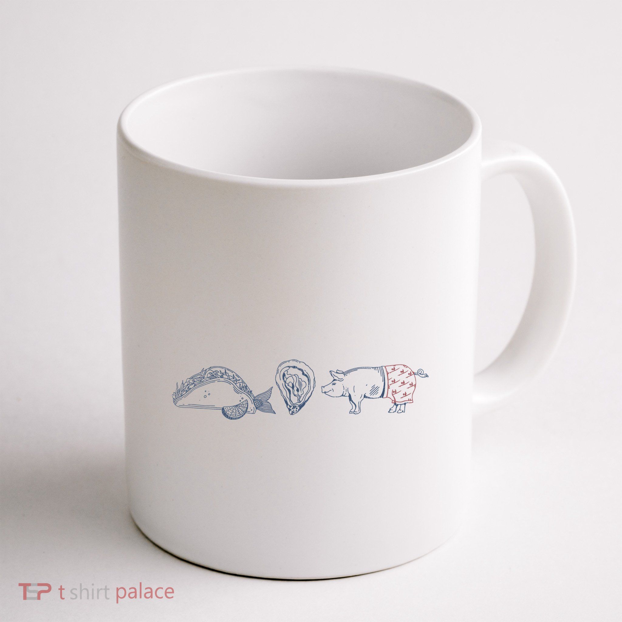 Fish Taco Oyster Ditch Ham Wallet Mug