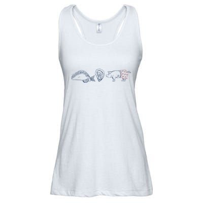 Fish Taco Oyster Ditch Ham Wallet Ladies Essential Flowy Tank